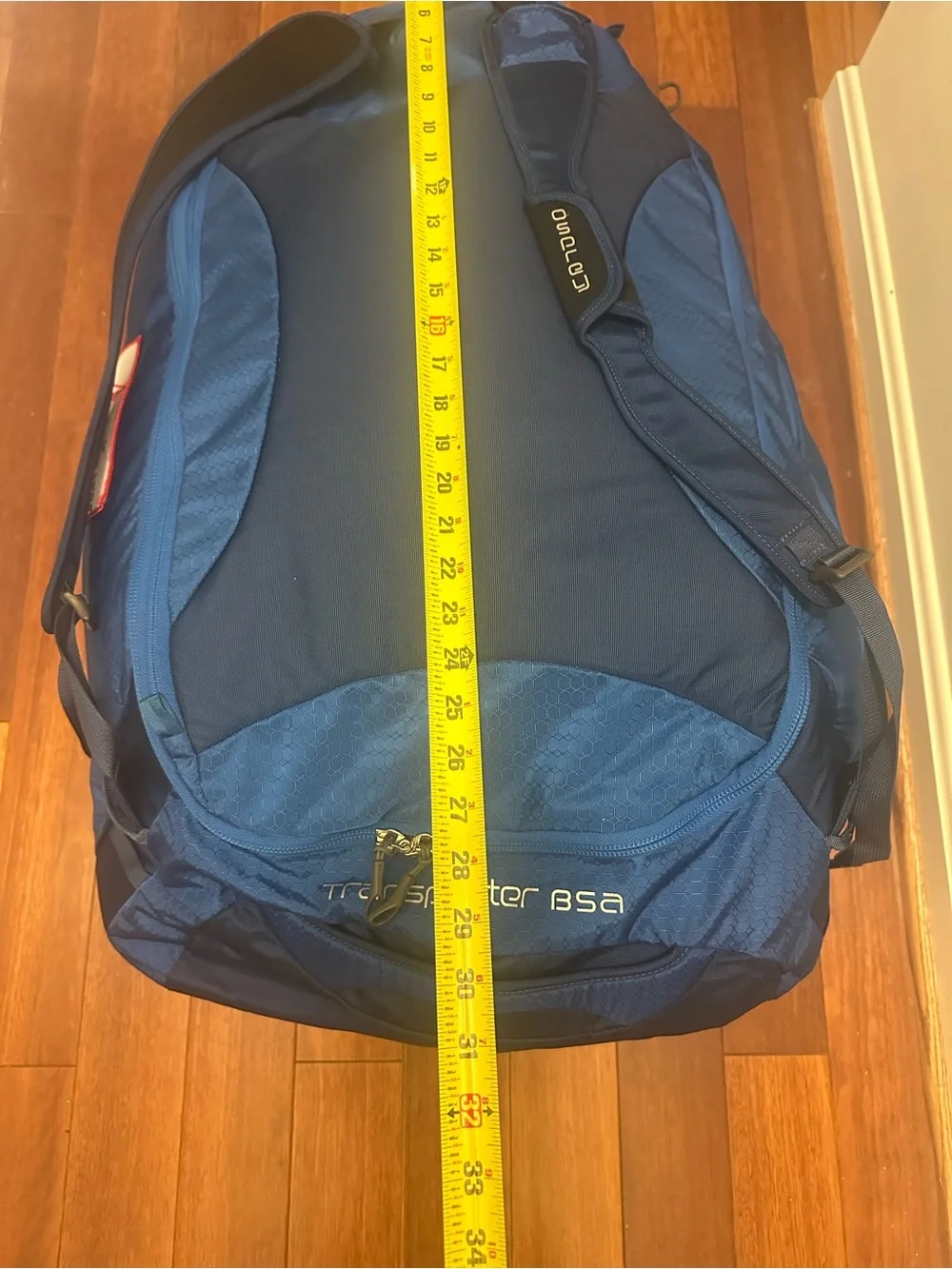 Osprey Transporter Duffel Backpack Blue BSA Hiking